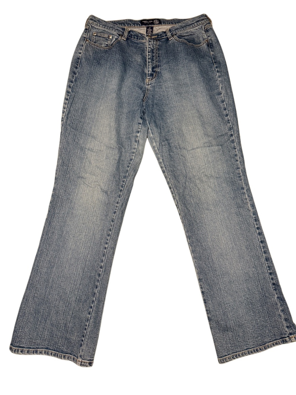 Vintage Venezia Jeans Bootcut High Rise Denim Size 18 Tall Y2K Lane Bryant Blue